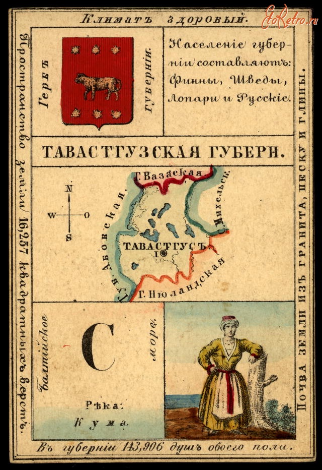 Ретро открытки - Тавастгузская губерния