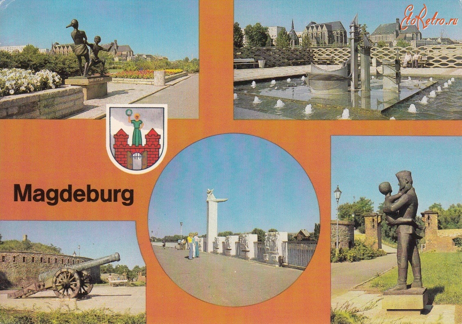 Ретро открытки - Открытка город   Магдебург , ГДР