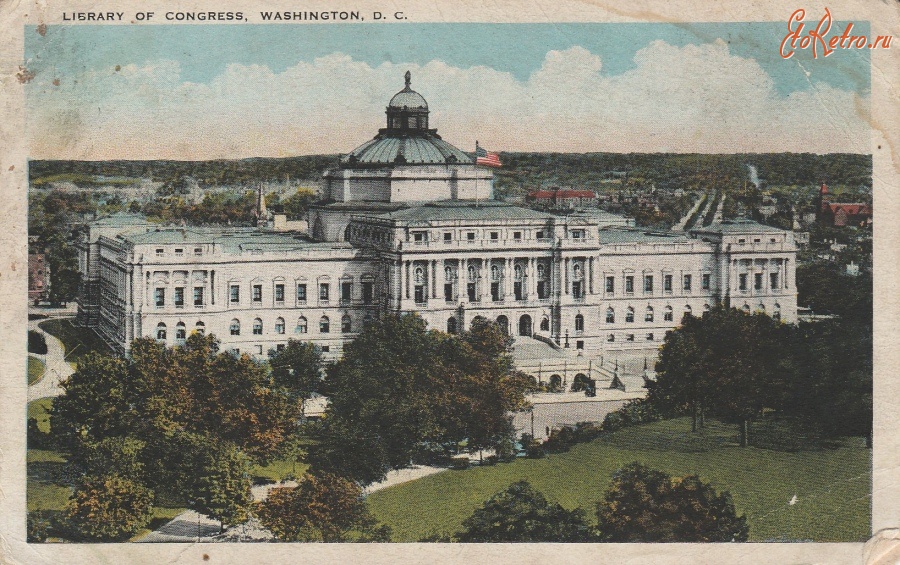 Ретро открытки - Library of Congress.
