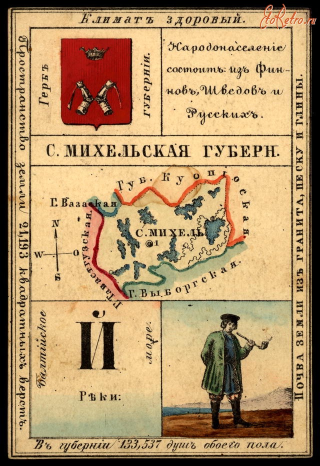 Ретро открытки - Санкт-Михельская губерния