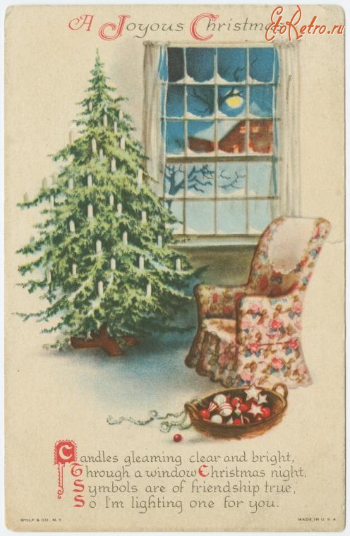Ретро открытки - Радостного Рождества
