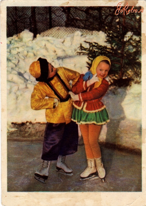 Ретро открытки - Русский танец