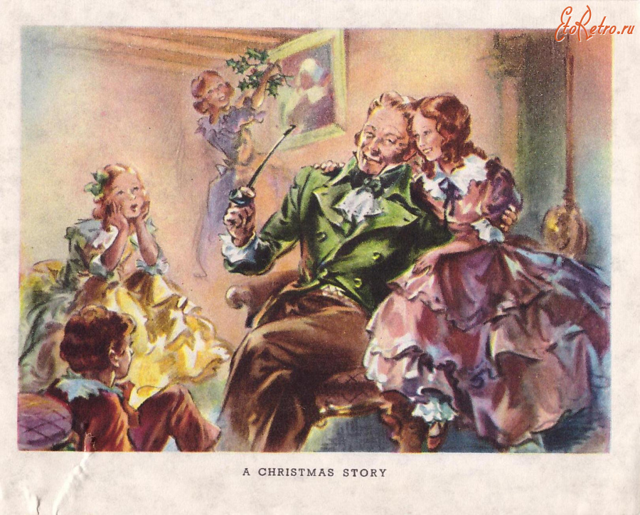 Ретро открытки - Рождественская сказка