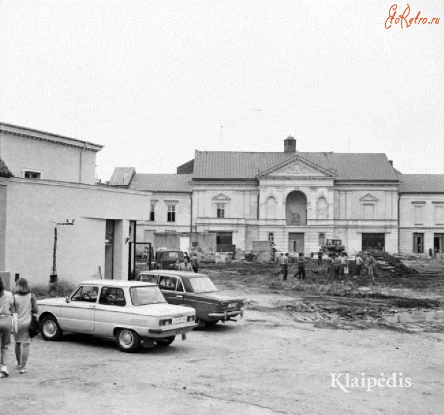 Литва - Клайпеда. Реконструкция Театральной площади