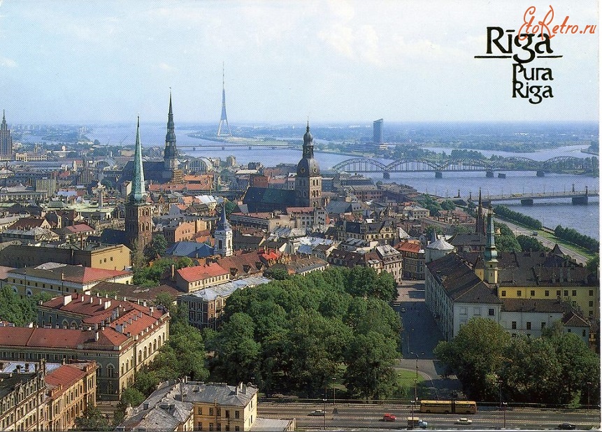 Рига - Панорама Старого города