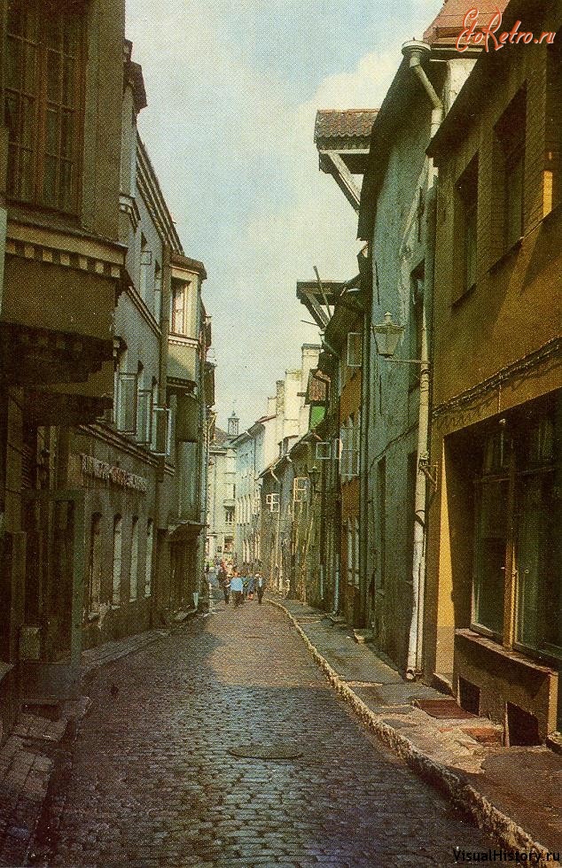 Таллин - 1974. Таллин. Улица Сауна (открытка)