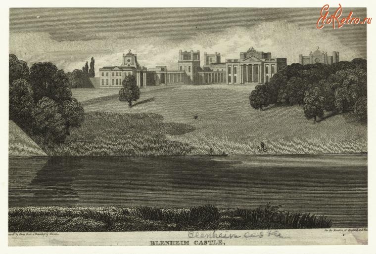 Англия - Замки и дворцы Англии. Бленхейм, 1812