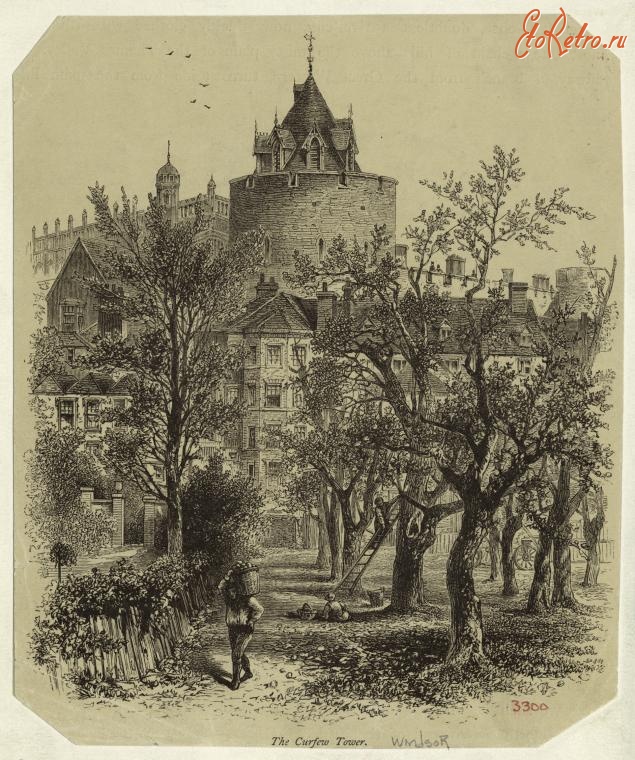 Англия - Замки и дворцы Англии. Комендантская часовая башня, Виндзор, графство Беркшир, 1875-1879