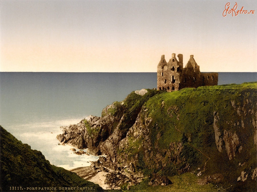 Шотландия - Dunskey Castle, Portpatrick, Scotland,