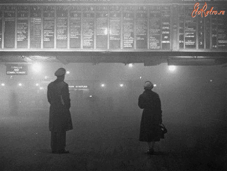 Лондон - Ядовитый лондонский смог. Великобритания. 1959 г.