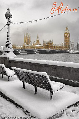 Лондон - Лондон  під снігом.