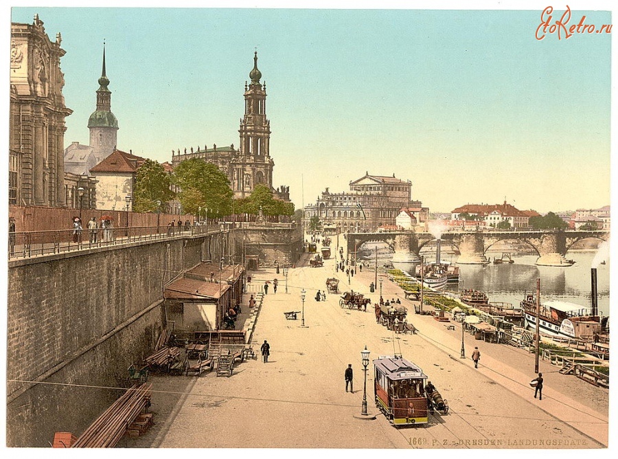 Дрезден - Дрезден, старые фотографии начала ХХ века.