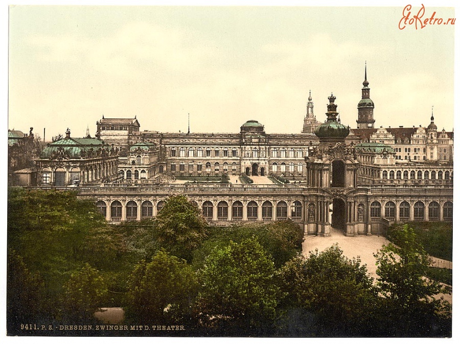 Дрезден - Дрезден, старые фотографии начала ХХ века.