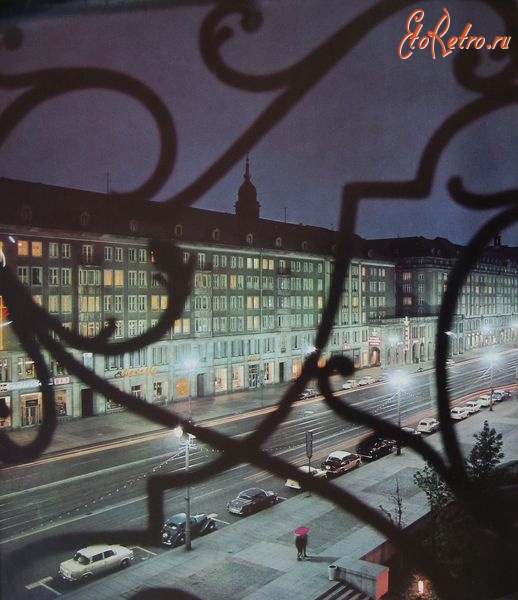 Дрезден - Дрезден современный.  Календарь на 1969г.