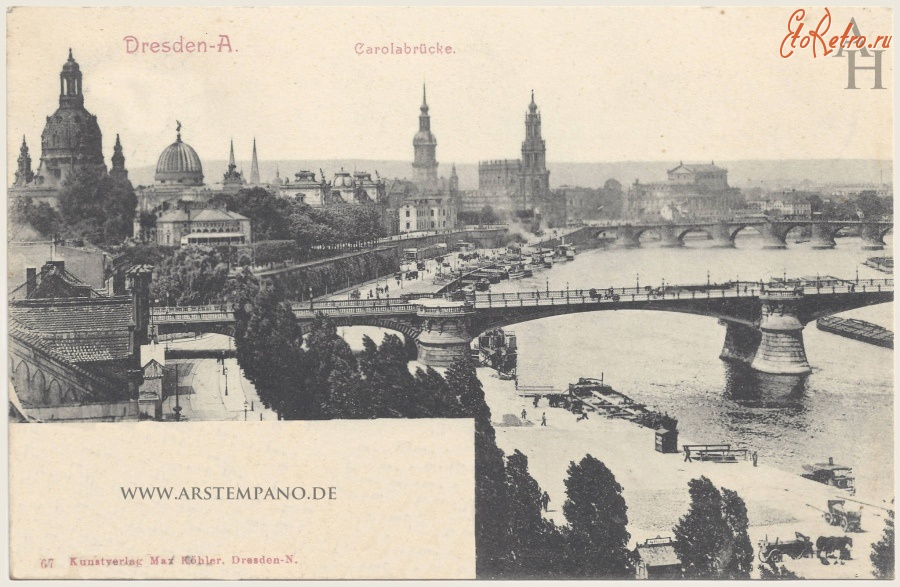Дрезден - Дрезден. Панорама міста.