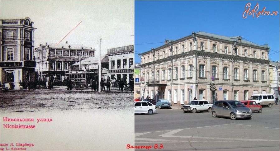 Астрахань - Здание 19 века по ул. Адмиралтейской.