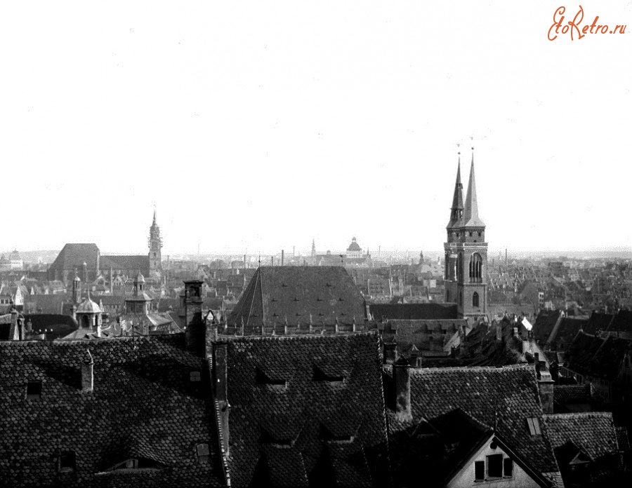 Нюрнберг - Rooftops, N?rnberg Германия
