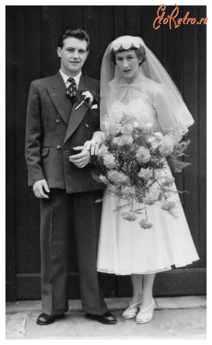 Ретро свадьба - Молодые 1956 года