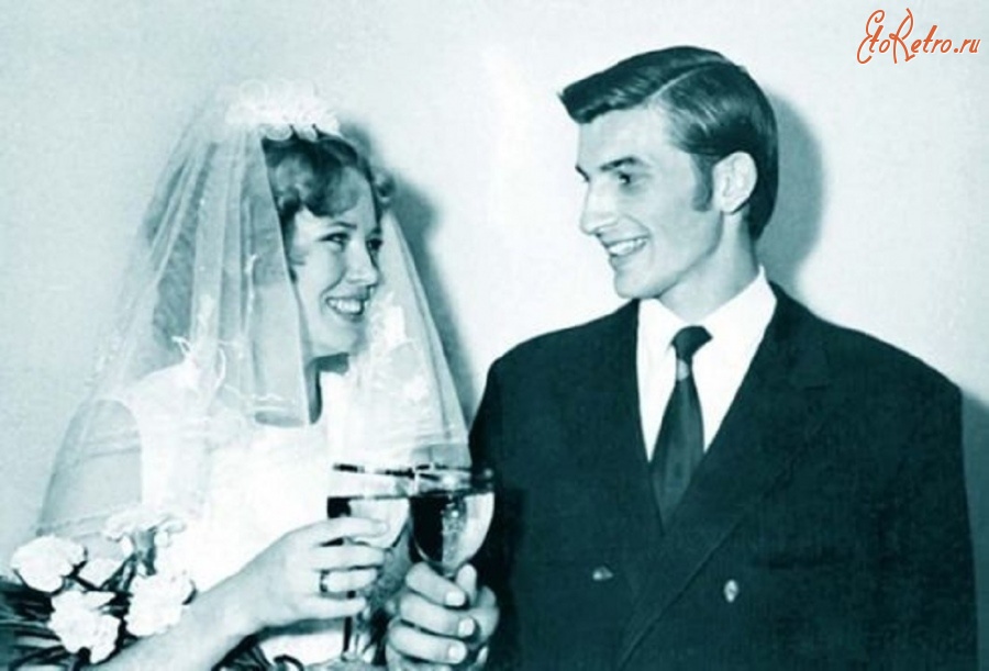 Ретро свадьба - Татьяна и Владислав Третьяк (хоккеист), 1972 год