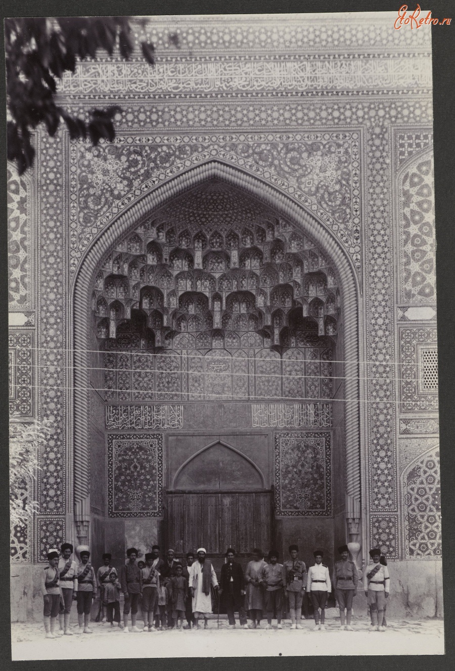 Иран - Вход в мечеть Масджед-э-Шах в Исфахане