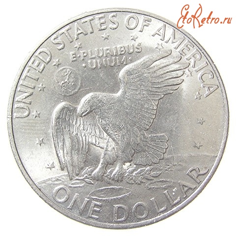 Старинные деньги (бумажные, монеты) - Символизирует высадку американцев на Луне
