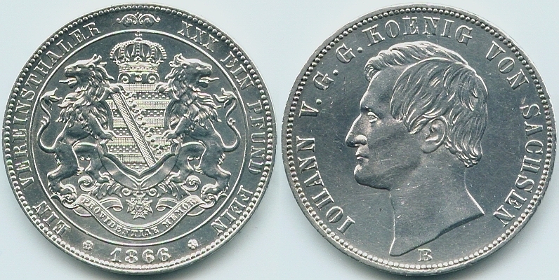 Старинные деньги (бумажные, монеты) - 1 союзный талер