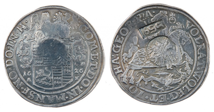 Старинные деньги (бумажные, монеты) - Ефимок  Отчеканен на Талере Священной Римской Империи.