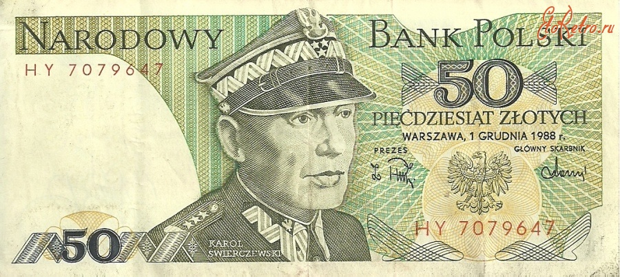 Старинные деньги (бумажные, монеты) - Деньги Польши.