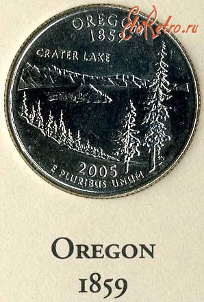 Старинные деньги (бумажные, монеты) - Орегон.