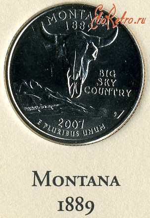 Старинные деньги (бумажные, монеты) - Монтана.