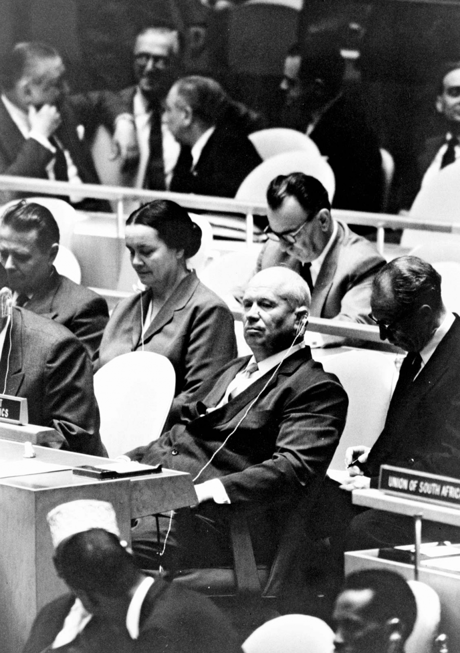 Ретро знаменитости - Н.С. Хрущев на Генеральной ассамблее ООН 1960