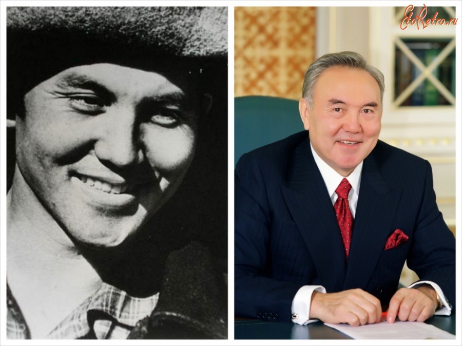 Ретро знаменитости - Какими были политики в молодости. Президент Казахстана Нурсултан Назарбаев