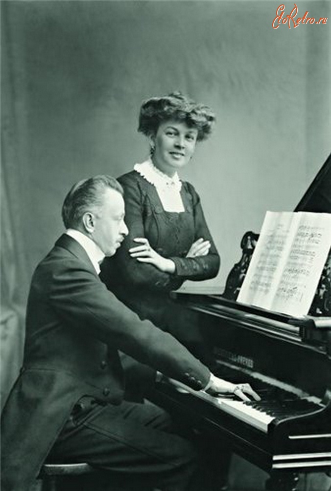 Ретро знаменитости - Пианист Алексей Владимирович Таскин и Анастасия Вяльцева 1910 год