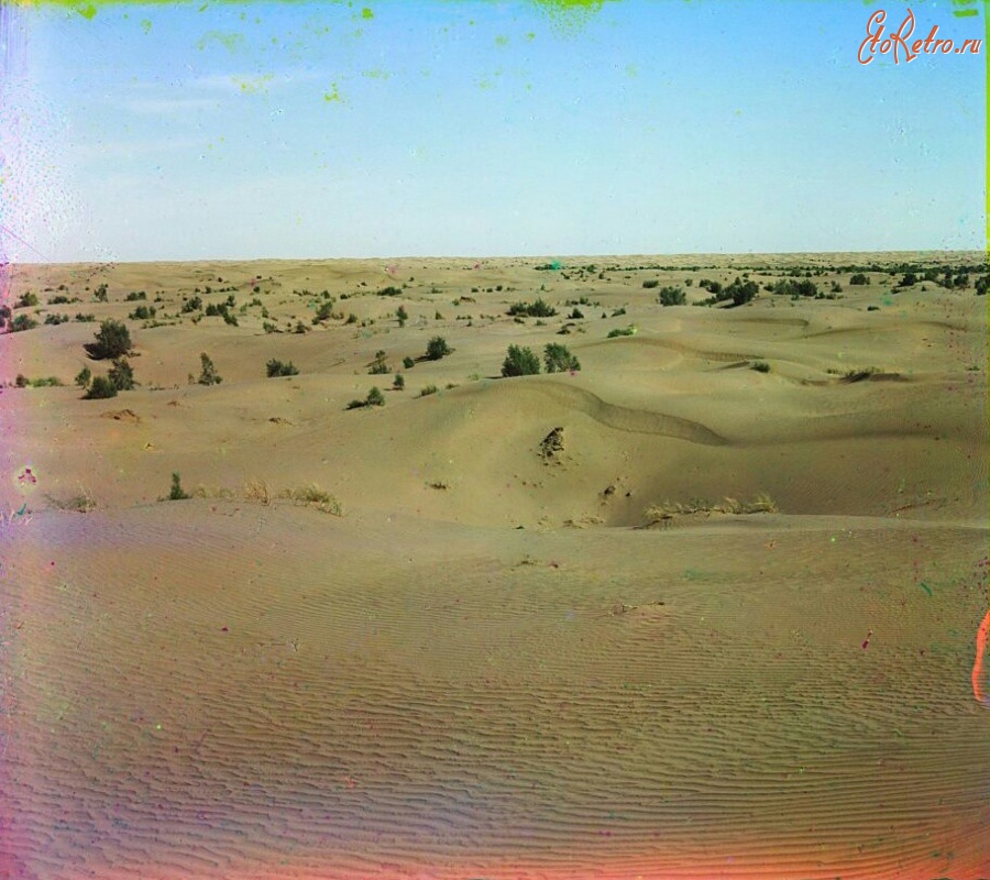 Туркменистан - Барханные пески между Чарджуем и Репетеком, 1911