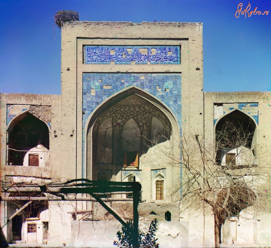 Узбекистан - Бухара. Медресе Абдулла-хана, 1911