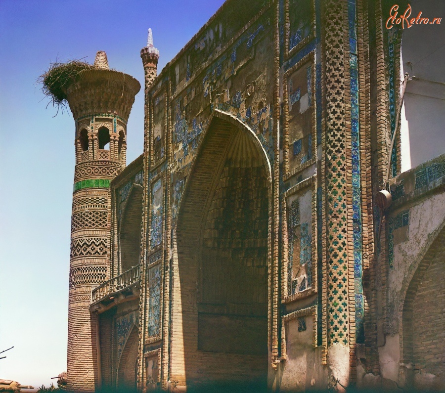 Узбекистан - Бухара. Мечеть Топчи-Баши, 1911