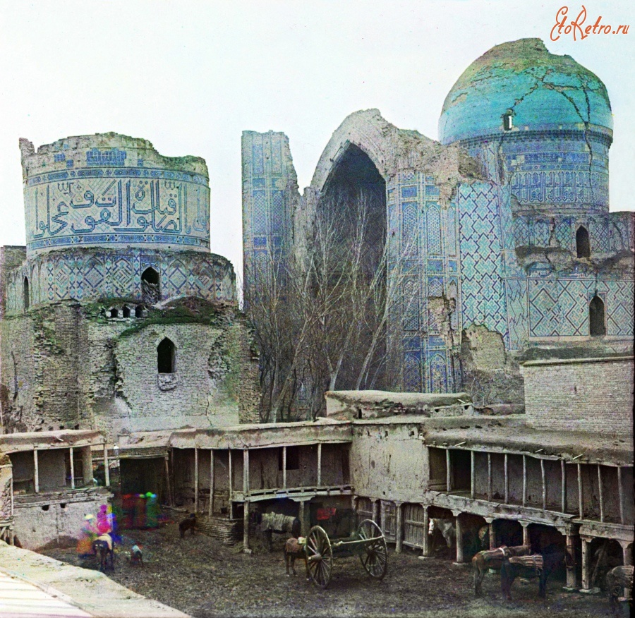 Узбекистан - Самарканд. Мечеть Биби-Ханым, 1906-1907