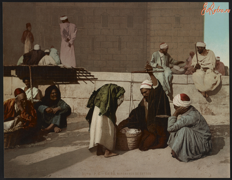 Каир - Торговцы финиками в Каире