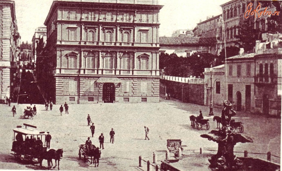 Рим - Площадь Барберини (итал. Piazza Barberini)