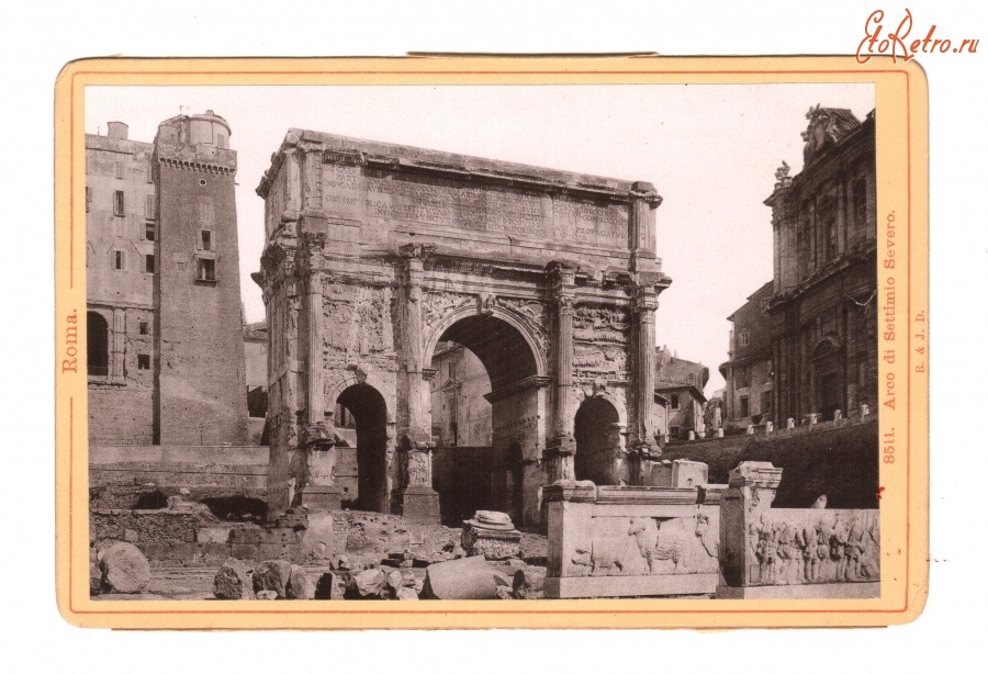 Рим - Arch of Septimus Severus.