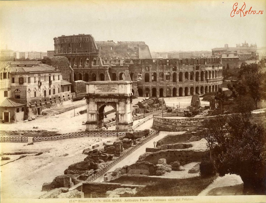 Рим - Аnfiteatro Flavio Италия , Лацио , Провинция Рим , Рим