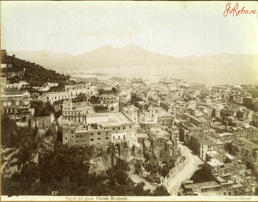 Неаполь - Napoli dal corso Vittorio Emanuele