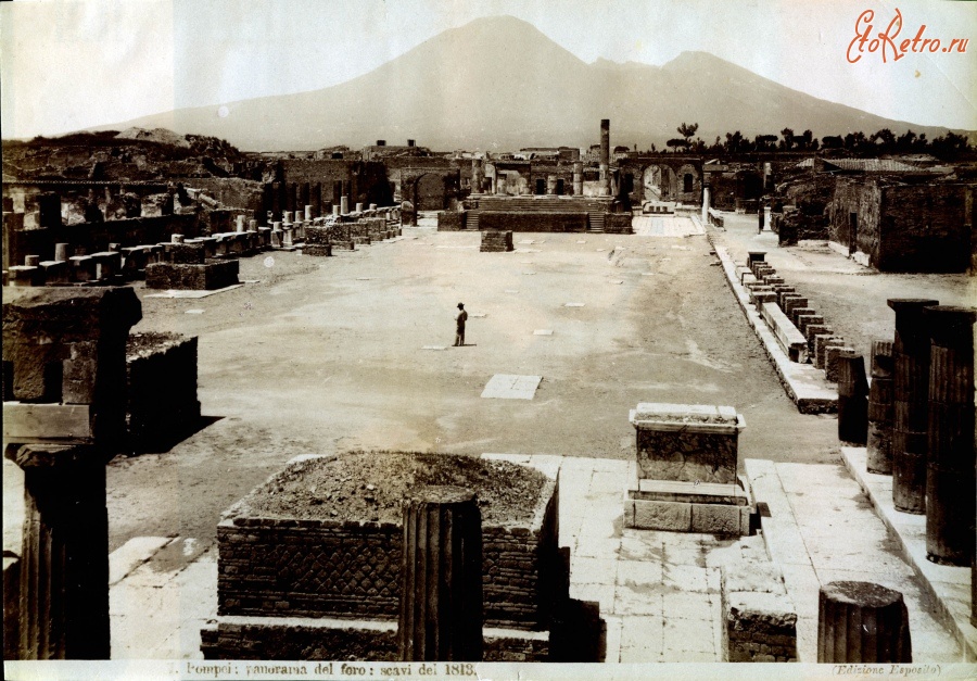 Неаполь - Pompei. Panorama del Foro Италия