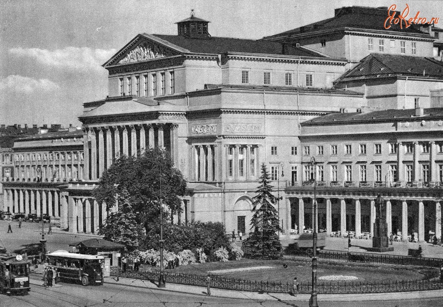 Варшава - Teatr Wielki w Warszawie przed 1939 Польша,  Мазовецкое воеводство,  Варшава
