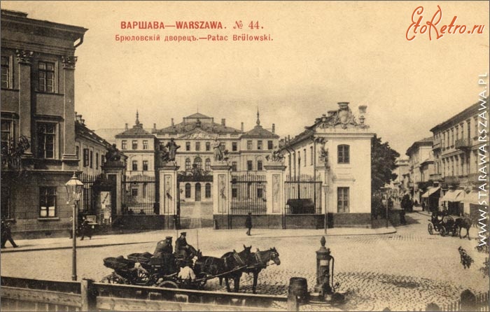 Варшава - Варшава.  Брюловский дворец.