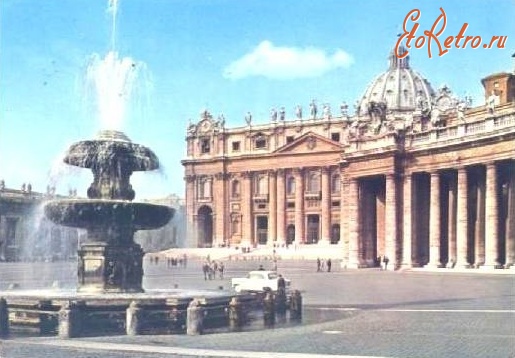 Ватикан - Площадь Святого Петра или пьяцца Сан Пьетро