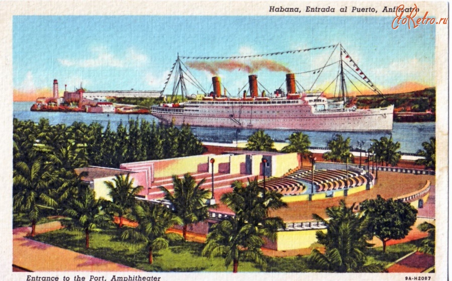 Куба - Ретро-открытка