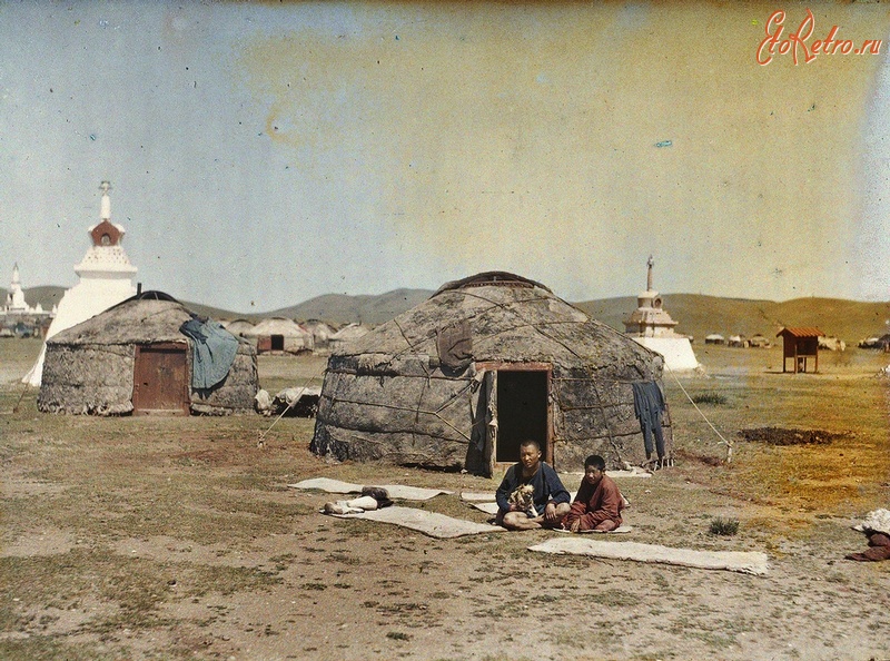 Монголия - Монголия в 1913 году. Монгольская юрта