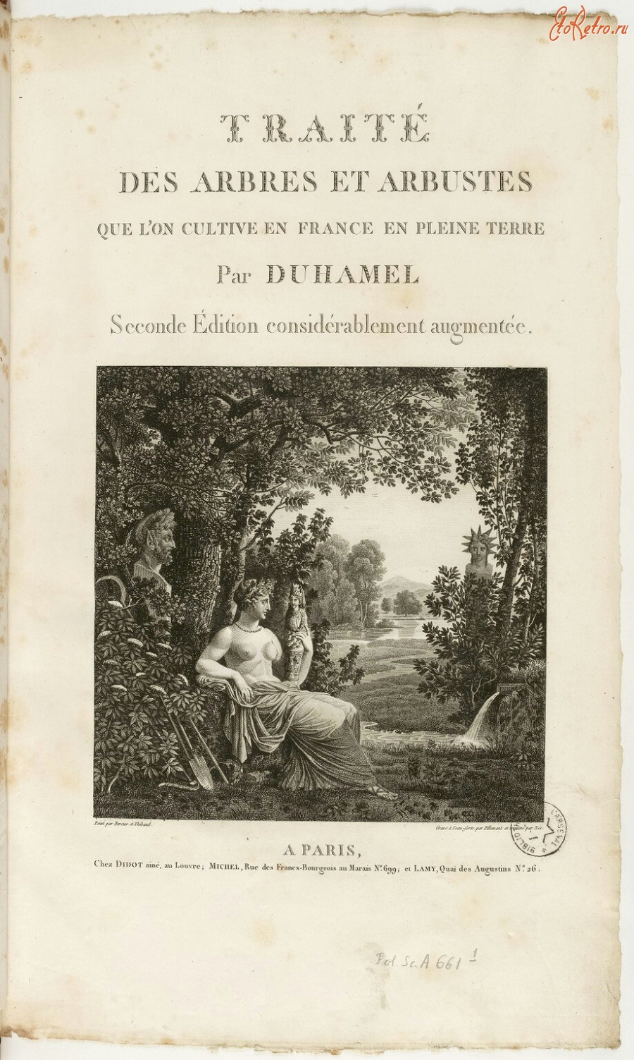 Пресса - Трактат о деревьях и кустарниках Дюамеля де Монсо, часть II