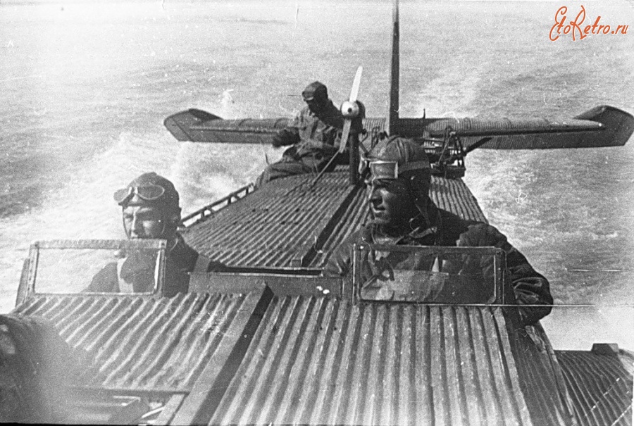 Авиация - Поплавковый бомбардировщик «ТБ-1»  ВВС Балтийского флота. 1934 год.